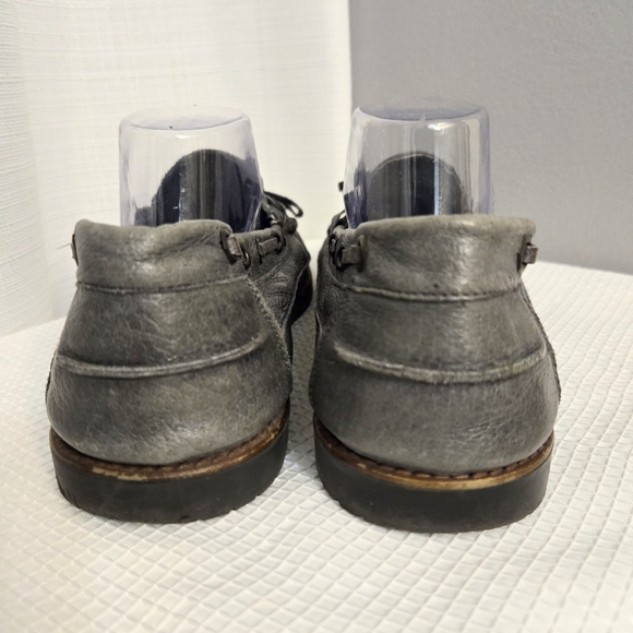 Barclay Leather Loafers Boat Shoe Eyelet Lace Slip On Casual Portugal - Picture 3 of 9